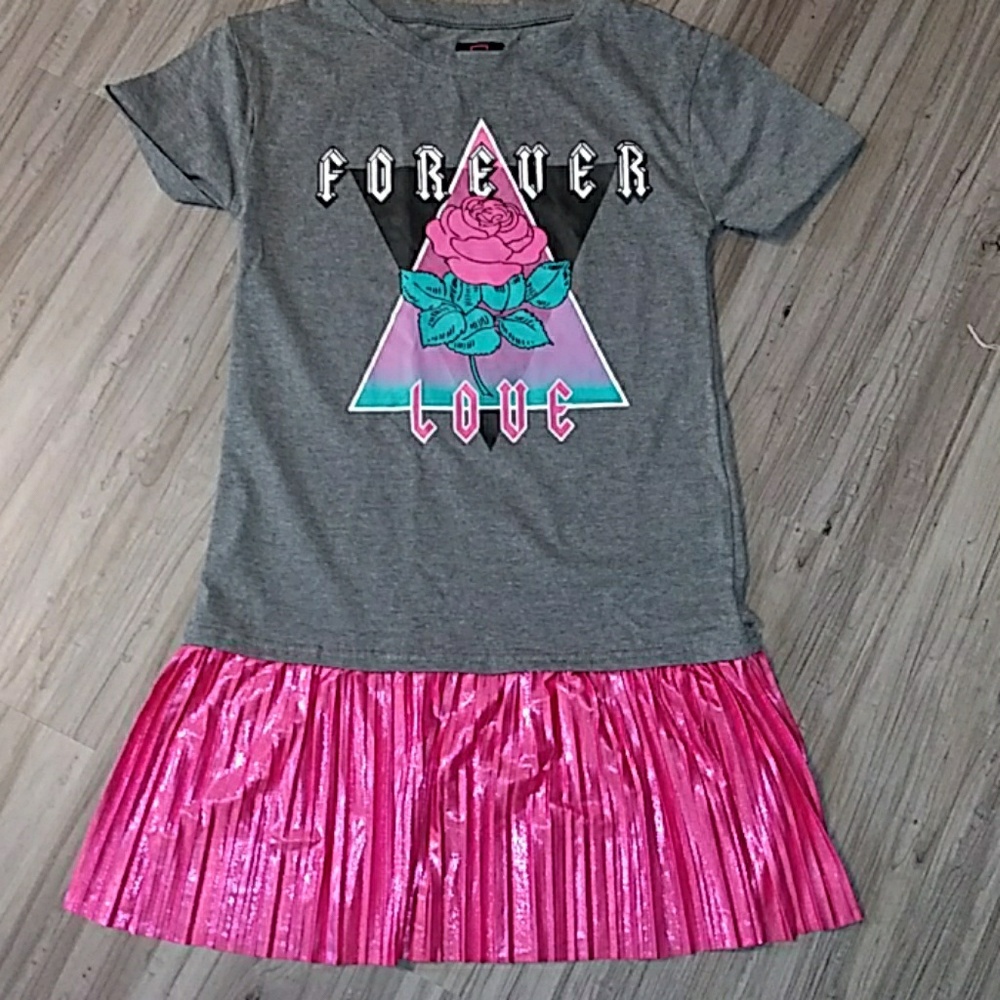 Material girl but and t-shirt dress sz 12/14